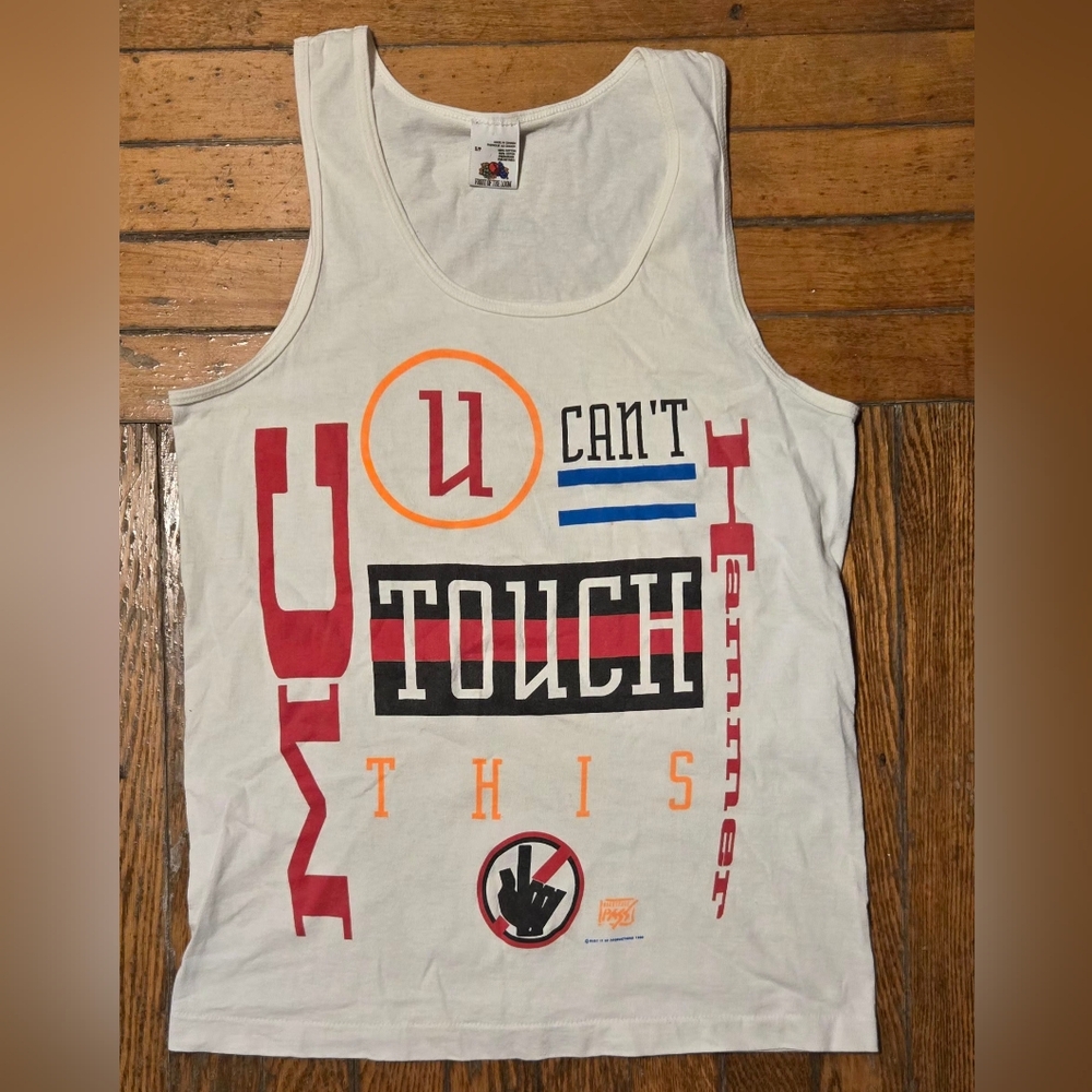 VTG MC Hammer "U Cant Touch This" 1990 Promo T-shirt S